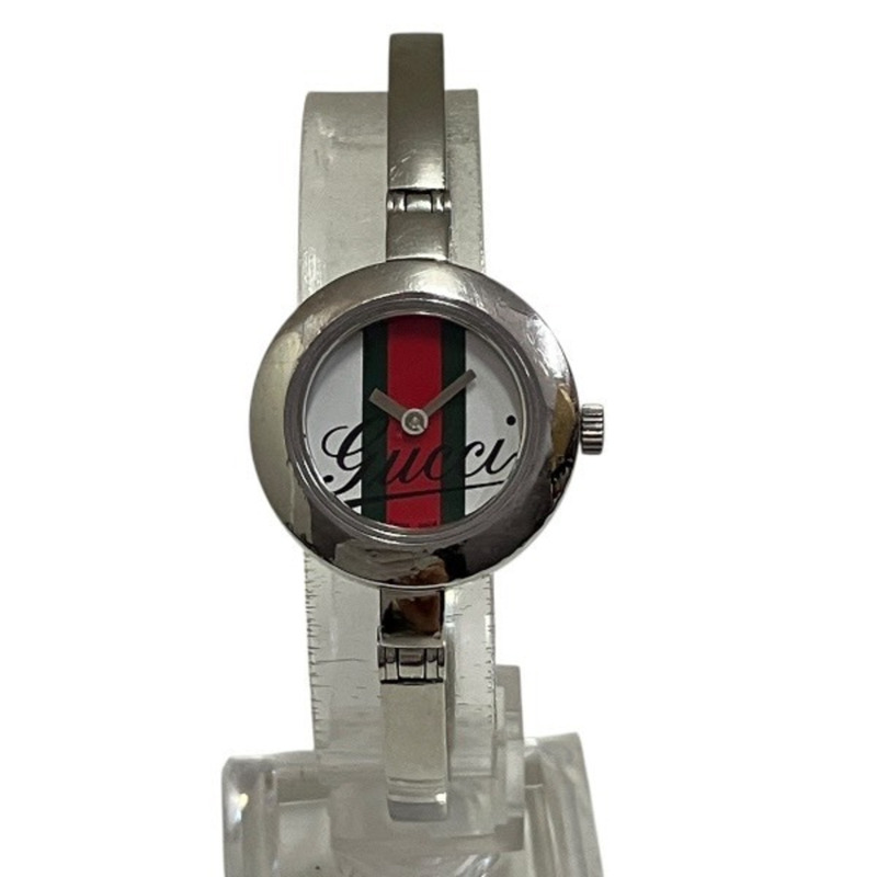 Gucci Sherry Line 105 女士石英手鐲腕錶-0