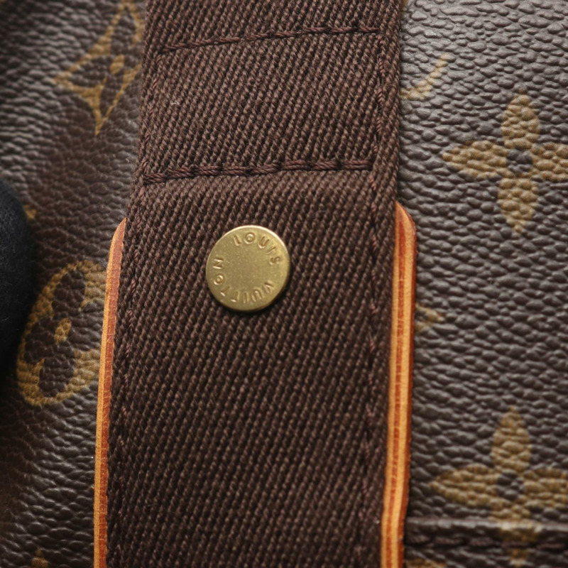 路易威登 Cabas Bobur 手提包，塗層帆布和皮革，Monogram 圖案，棕色，男女通用，M53013-9