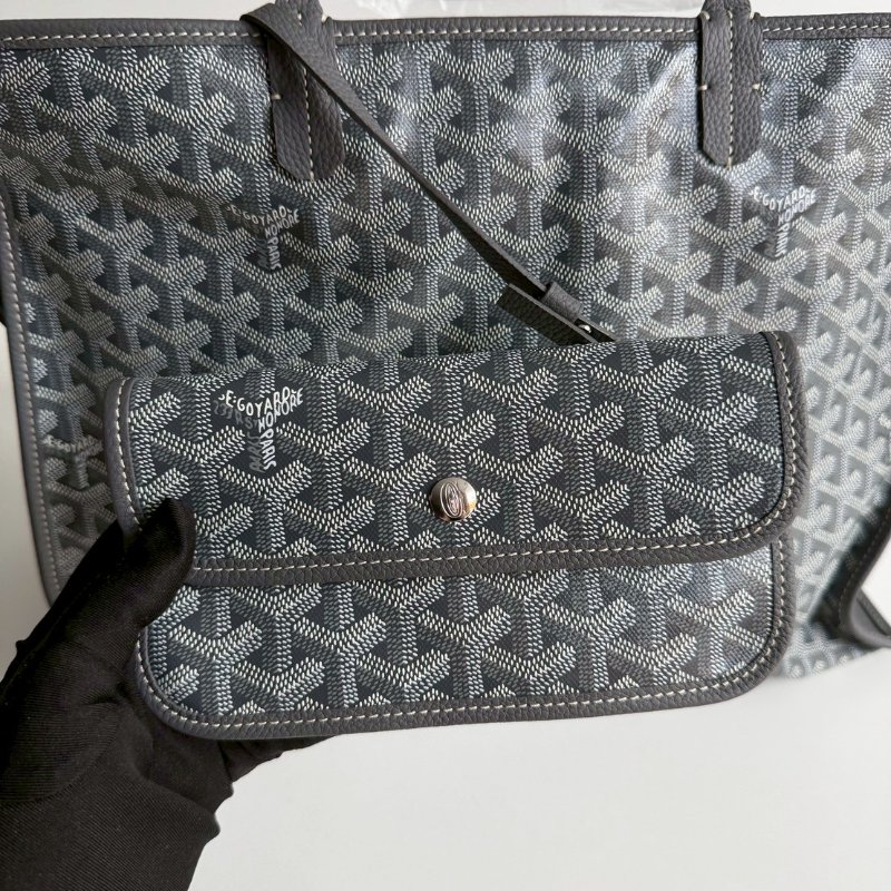閒置新✨Goyard 戈雅 Hardy PM Bag 灰-13