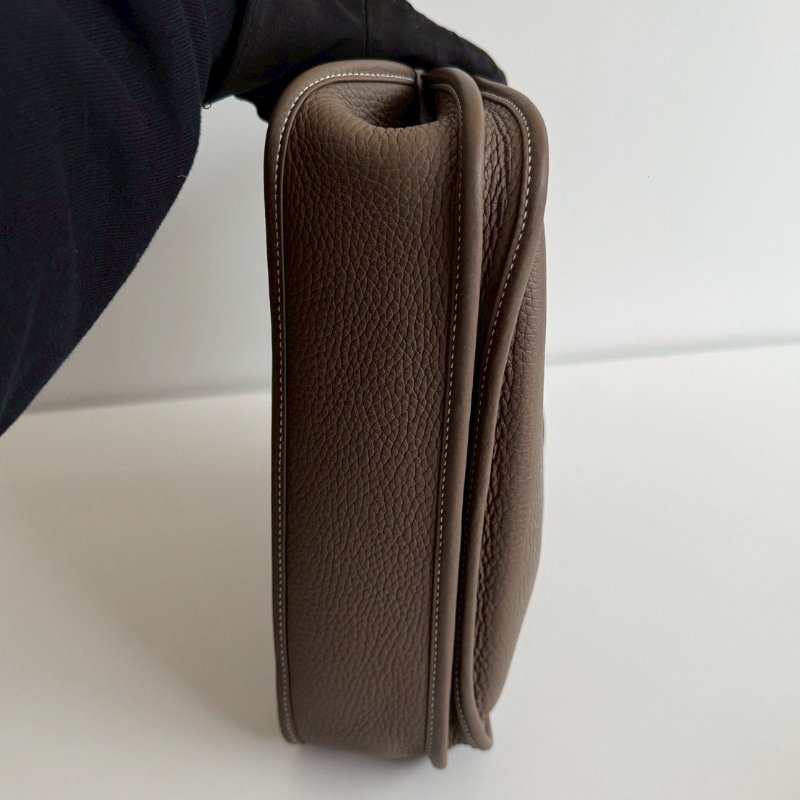 98新🫰🏻Hermès 愛馬仕 Evelyne 29 大象灰金釦-13