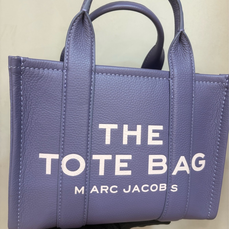 MARC JACOBS THE TOTE BAG紫色全皮托特包-0