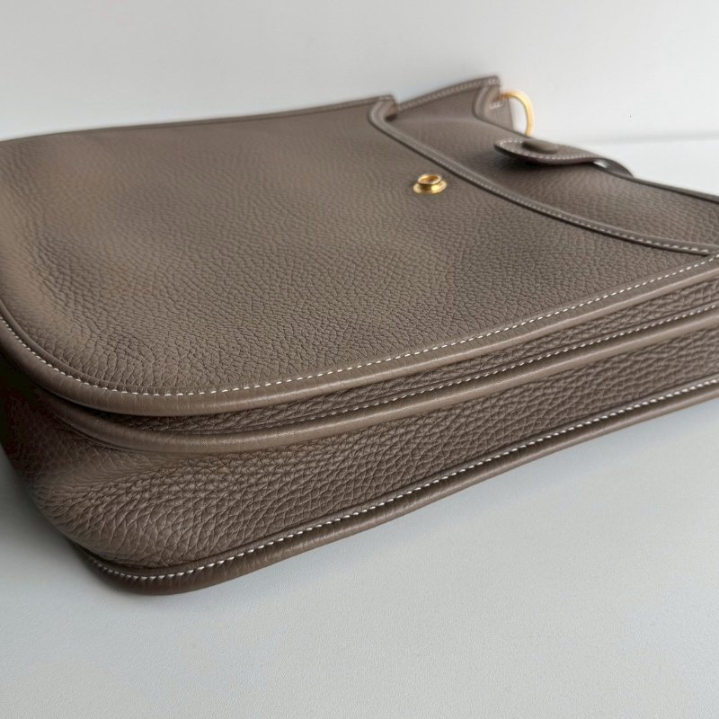 99新🆕Hermès 愛馬仕 Evelyne 29 大象灰金釦-8