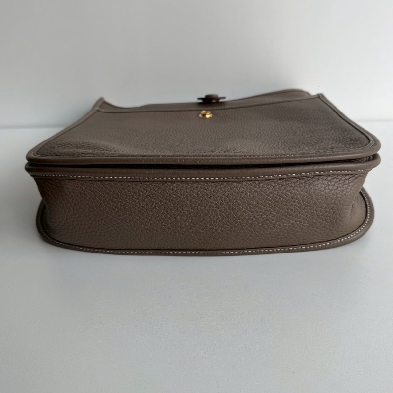 99新🆕Hermès 愛馬仕 Evelyne 29 大象灰金釦-9