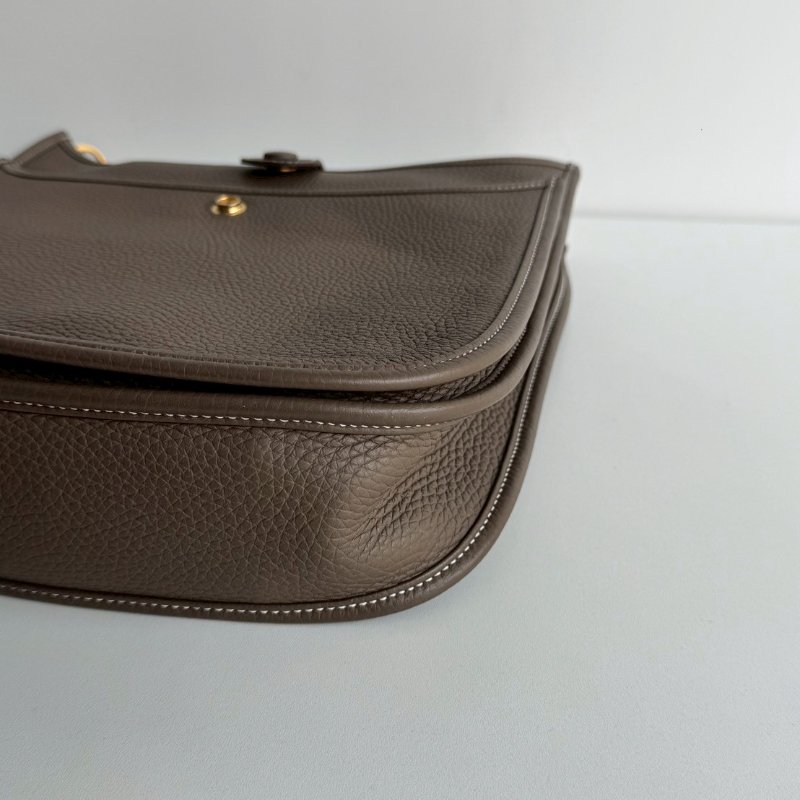 99新🆕Hermès 愛馬仕 Evelyne 29 大象灰金釦-10