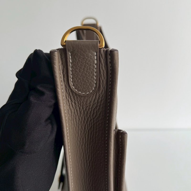 99新🆕Hermès 愛馬仕 Evelyne 29 大象灰金釦-12