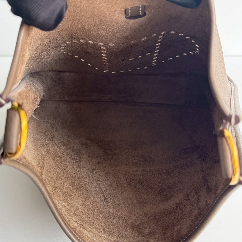 99新🆕Hermès 愛馬仕 Evelyne 29 大象灰金釦-14