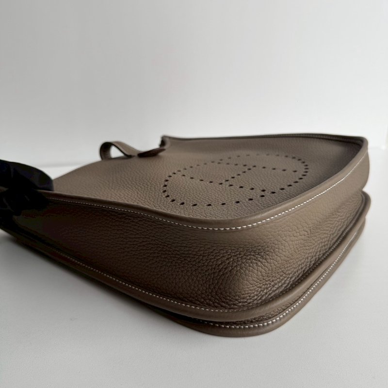 閒置新✨Hermès 愛馬仕 Evelyne 29 大象灰銀釦-8