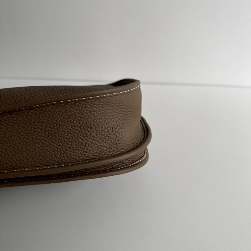 閒置新✨Hermès 愛馬仕 Evelyne 29 大象灰銀釦-11