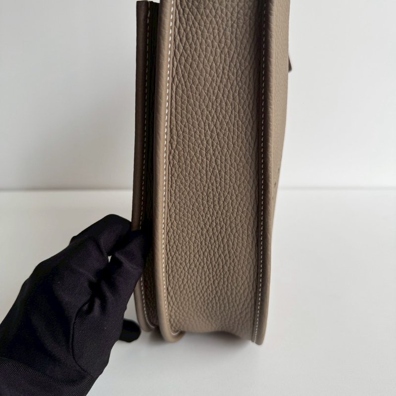 閒置新✨Hermès 愛馬仕 Evelyne 29 大象灰銀釦-12