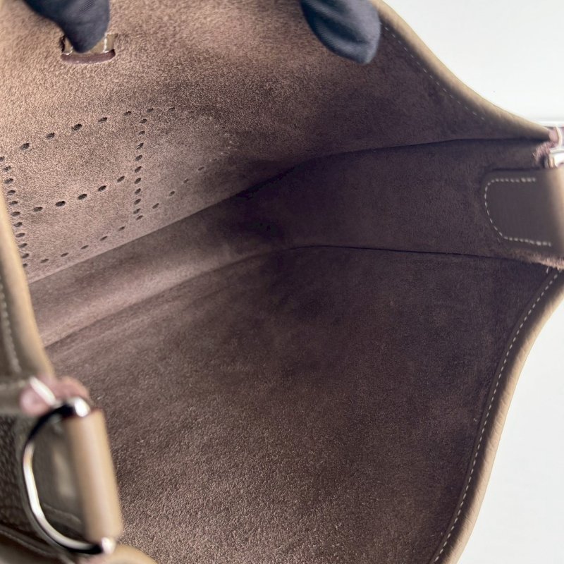 閒置新✨Hermès 愛馬仕 Evelyne 29 大象灰銀釦-14