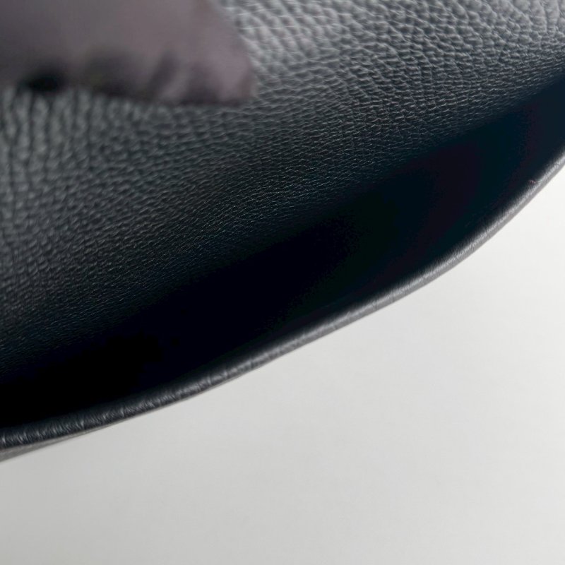 閒置新✨Hermès 愛馬仕 Evelyne 29 黑色銀釦-11