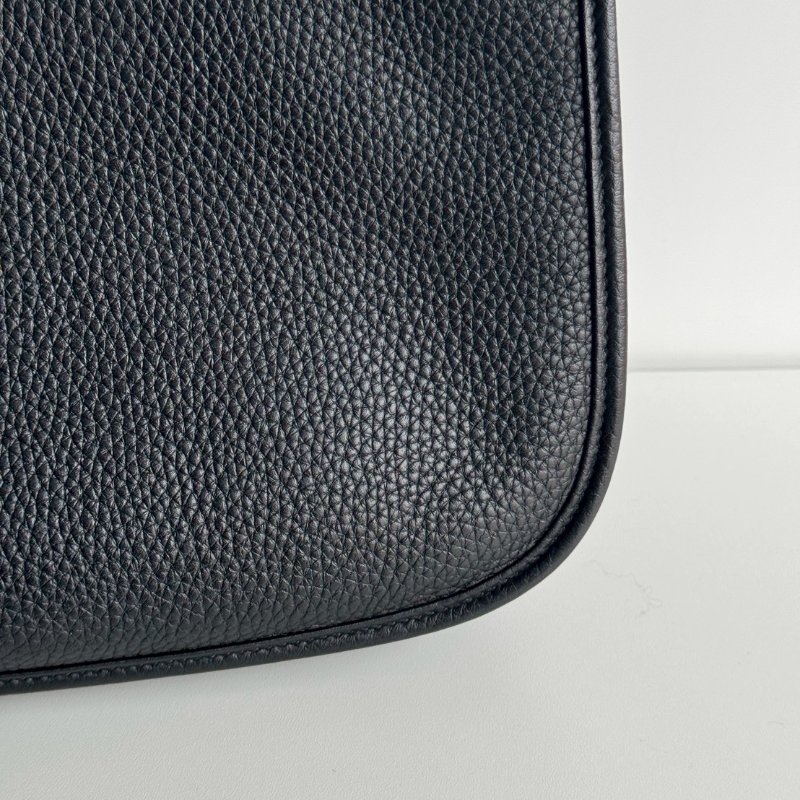 閒置新✨Hermès 愛馬仕 Evelyne 29 黑色銀釦-13