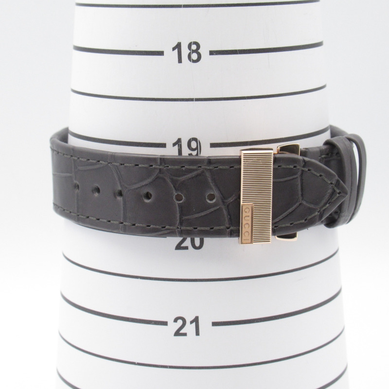 Gucci G-Timeless Dancing Bee腕錶，18K玫瑰金皮革錶帶，男士，棕色，717070 IDLA0 8599-8