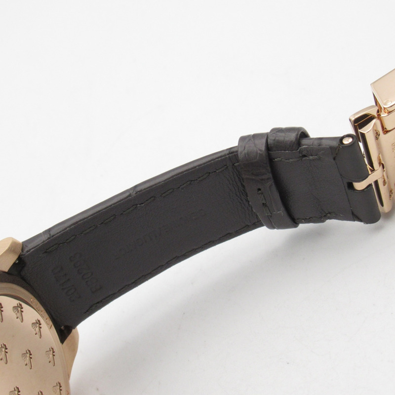 Gucci G-Timeless Dancing Bee腕錶，18K玫瑰金皮革錶帶，男士，棕色，717070 IDLA0 8599-18