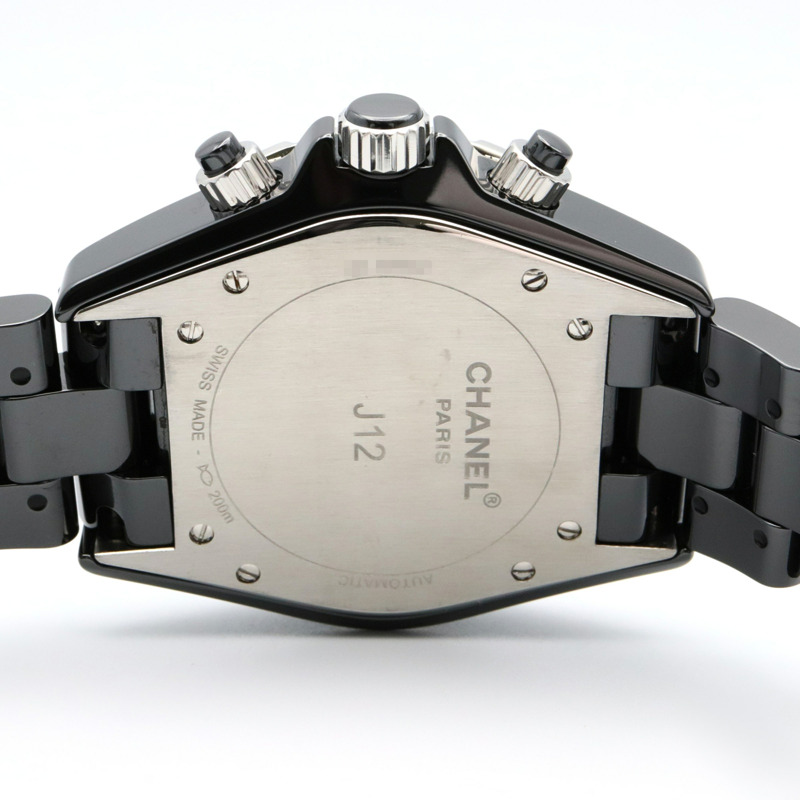香奈兒 J12 計時腕錶，男士，黑色，陶瓷，H0940-4