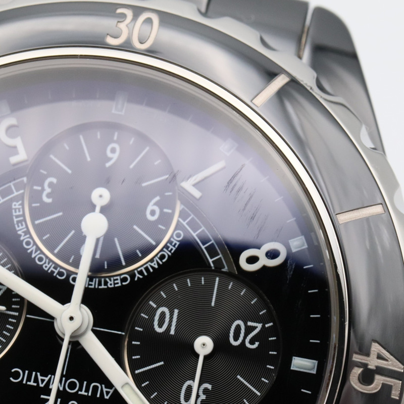 香奈兒 J12 計時腕錶，男士，黑色，陶瓷，H0940-11