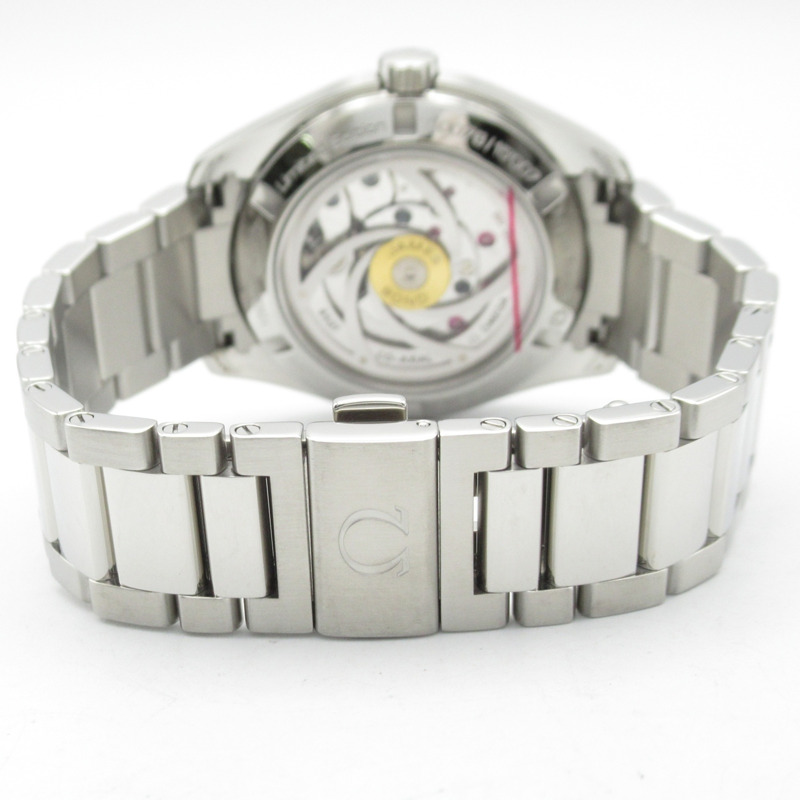 歐米茄海馬系列Aqua Terra詹姆士龐德限量版不鏽鋼男士腕錶，黑色，231.10.42.21.03.004-3