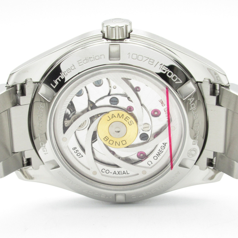 歐米茄海馬系列Aqua Terra詹姆士龐德限量版不鏽鋼男士腕錶，黑色，231.10.42.21.03.004-5