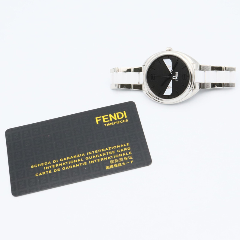 Fendi Bugs Monster腕錶，不鏽鋼材質，女士款，黑色，21000公尺防水-9