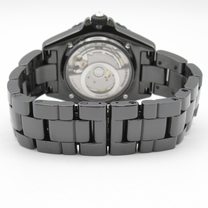 香奈兒 Mademoiselle J12 Couture 陶瓷男士腕錶，黑色，H9761-2