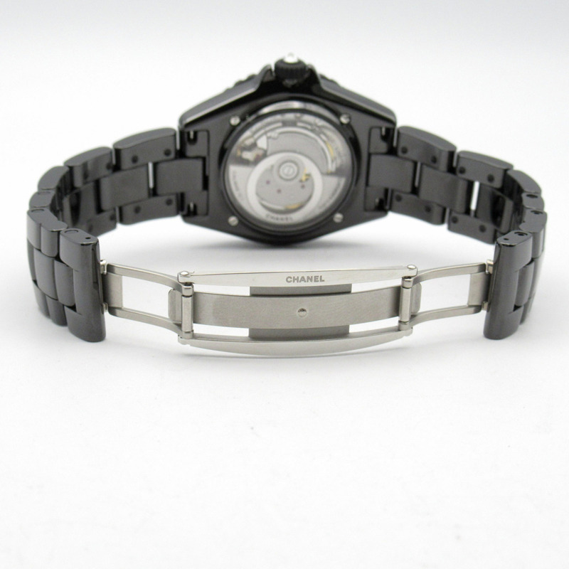 香奈兒 Mademoiselle J12 Couture 陶瓷男士腕錶，黑色，H9761-3