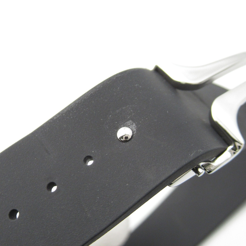 卡地亞 Santos de Chronograph XL 男士腕錶，不鏽鋼錶殼，橡膠錶帶，灰色 (WSSA0078)-18