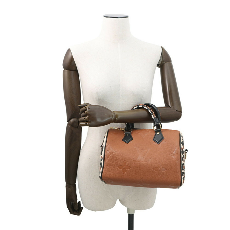 路易威登 Monogram Empreinte Speedy Bandouliere 25 手提包 M45840 2way 肩包 豹紋 2021-3
