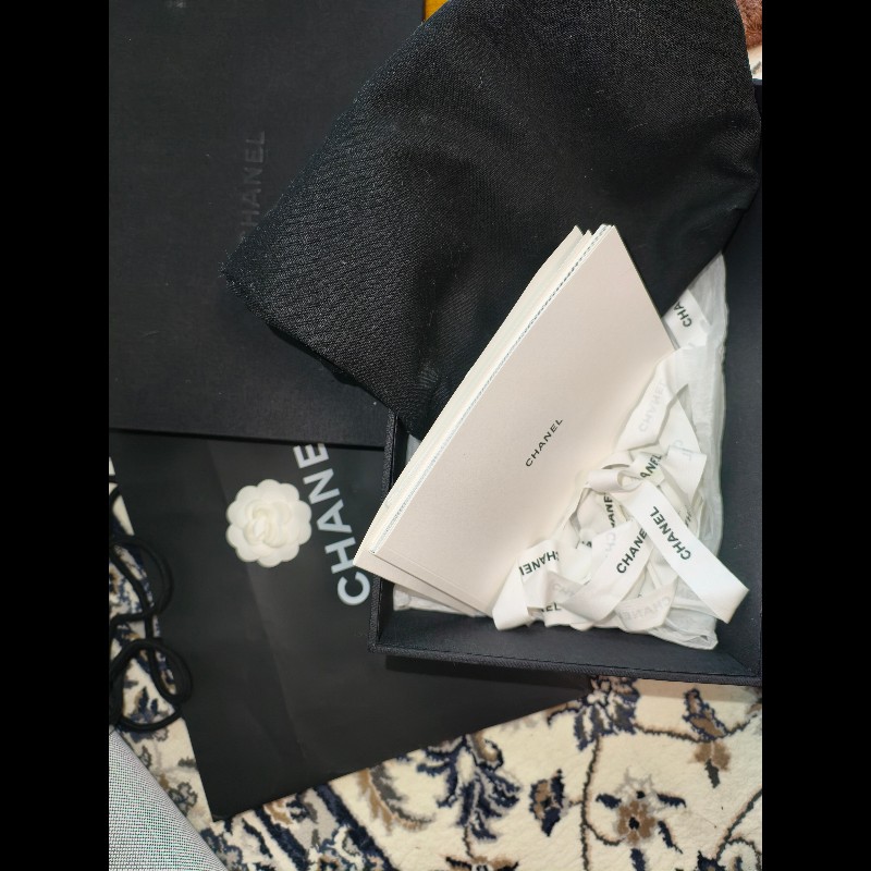 chanel鱷魚皮淺紅色cf25口蓋包 近全新收藏品-20