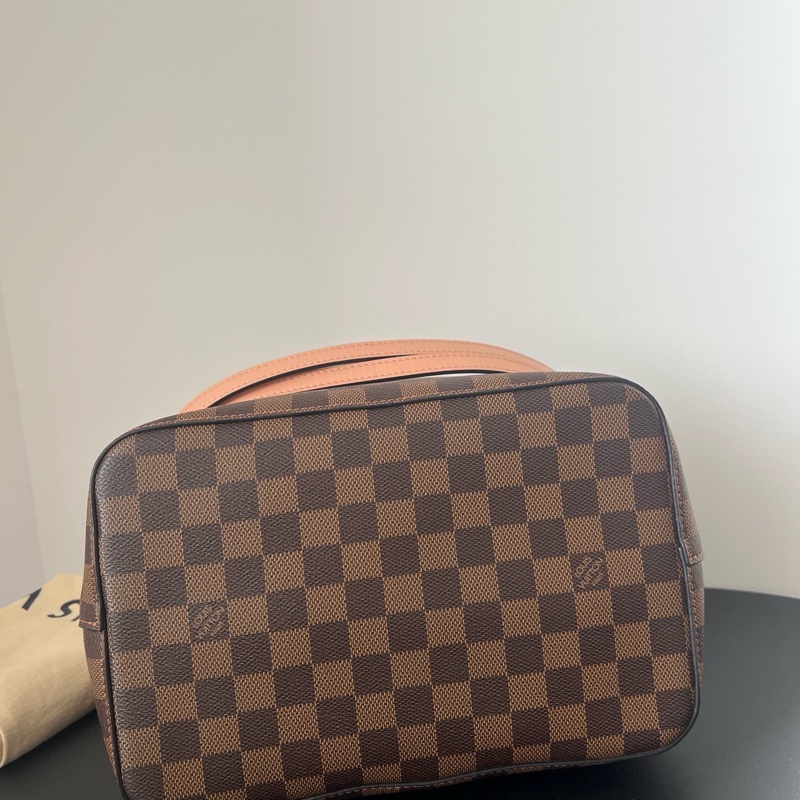 LV棋盤格粉色水桶，編碼+芯片，無磨損痕跡-5