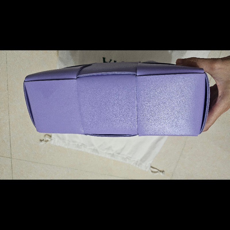 BV 葆碟 Mini Arco Tote Bag 迷你手提托特包可斜咩 薰衣草紫色 羊皮意大利製造-11