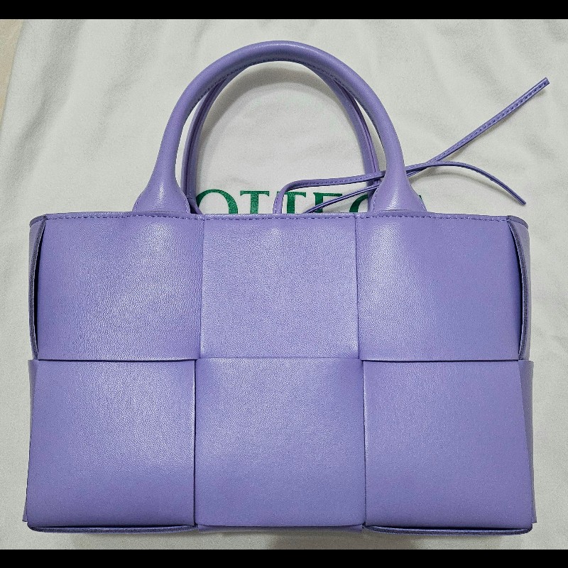 BV 葆碟 Mini Arco Tote Bag 迷你手提托特包可斜咩 薰衣草紫色 羊皮意大利製造-3