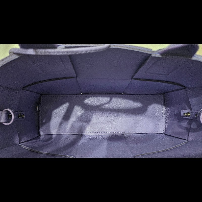 BV 葆碟 Mini Arco Tote Bag 迷你手提托特包可斜咩 薰衣草紫色 羊皮意大利製造-18