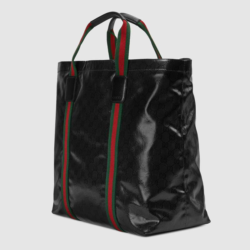 GUCCI 黑色 GG 水晶手提包-3