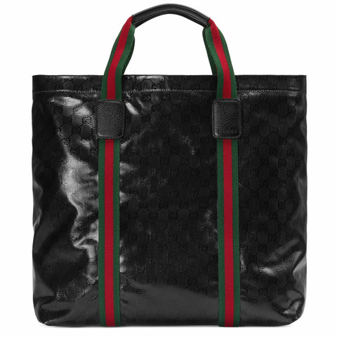 GUCCI 黑色 GG 水晶手提包
