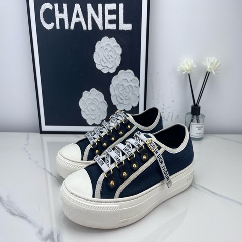 Dior迪奧 walk 黑白板鞋 36.5碼 下地一次  98新