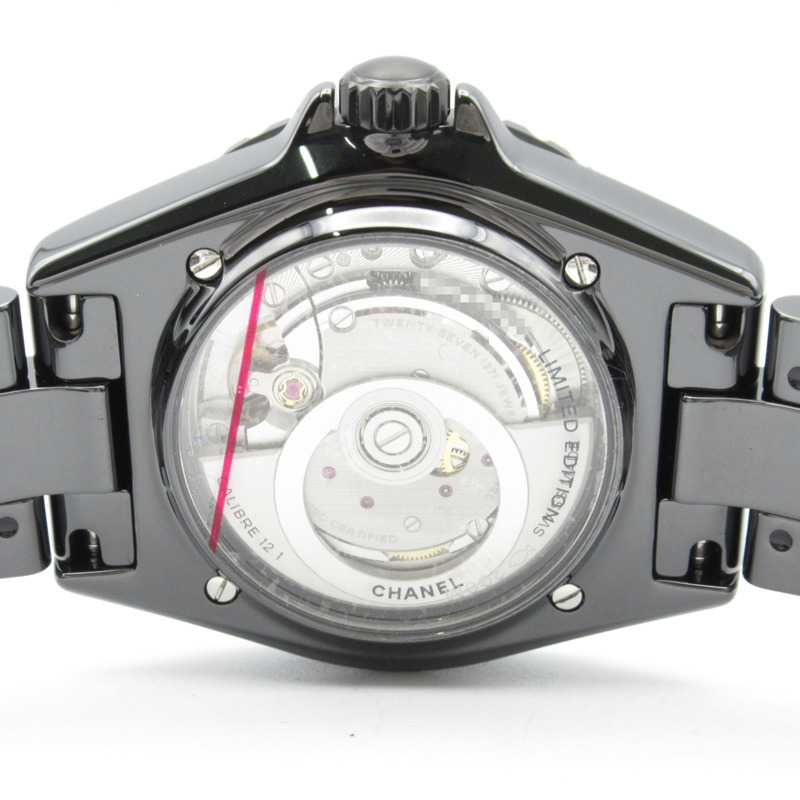 香奈兒 J12 星際腕錶，男士，黑色，陶瓷，H7989-5