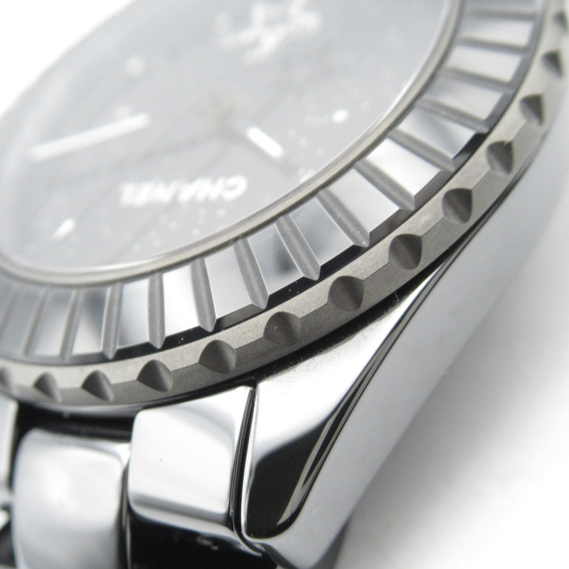 香奈兒 J12 星際腕錶，男士，黑色，陶瓷，H7989-12