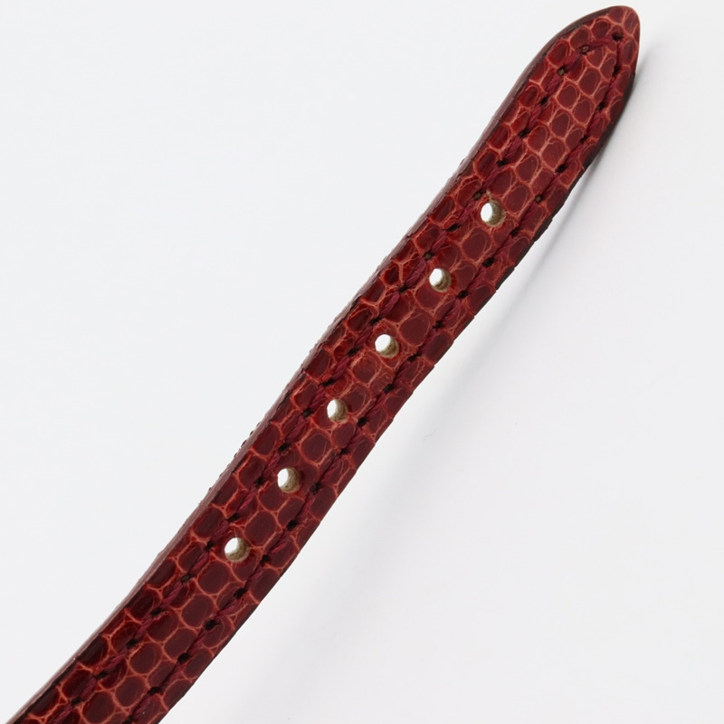 梵克雅寶 Charm Mini 腕錶，18K 玫瑰金，皮革錶帶，銀色，女士款，VCARO29700-15