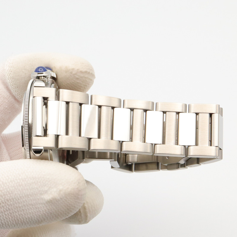 卡地亞 Pasha de Chronograph 腕錶，不鏽鋼材質，男款，灰色，WSPA0027-8