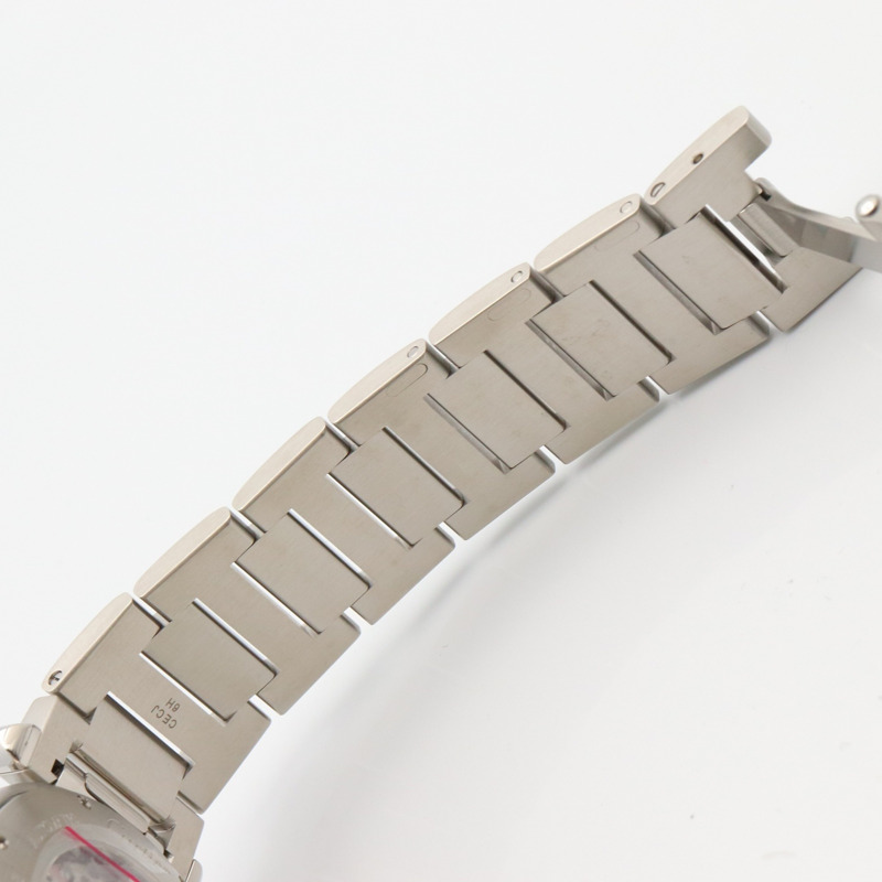 卡地亞 Pasha de Chronograph 腕錶，不鏽鋼材質，男款，灰色，WSPA0027-12