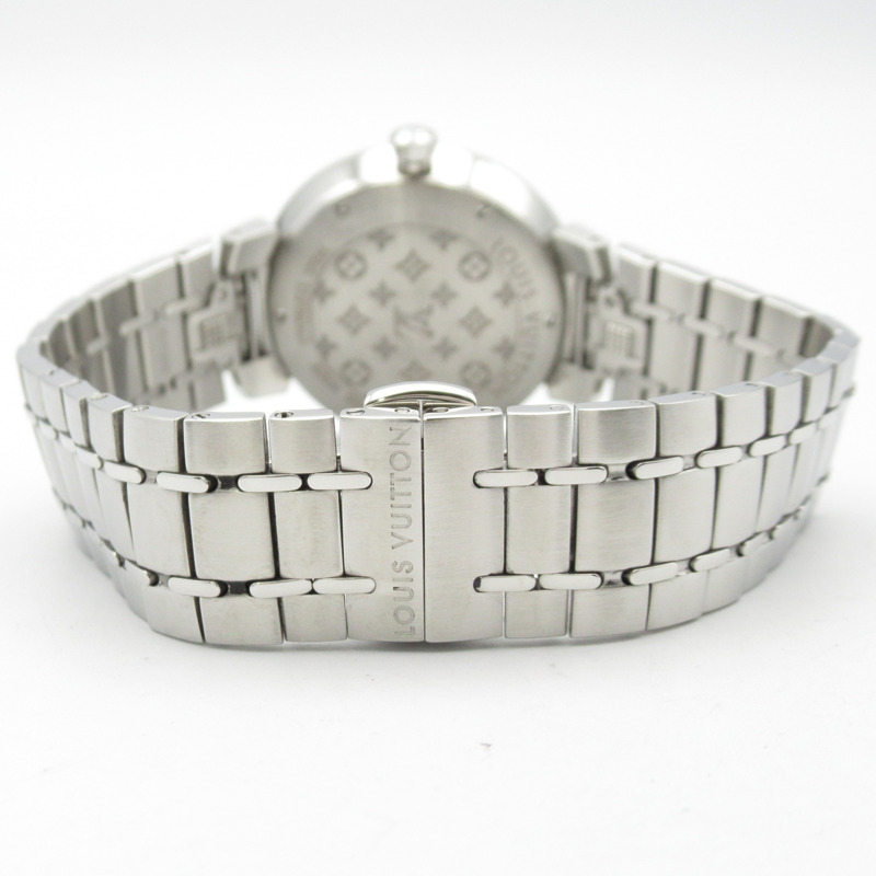 路易威登 Tambour Slim MM 女士腕錶，不銹鋼材質，銀色，型號 Q13MJ-3