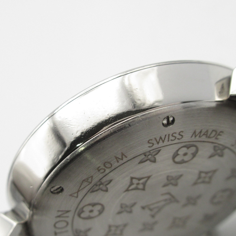 路易威登 Tambour Slim MM 女士腕錶，不銹鋼材質，銀色，型號 Q13MJ-13