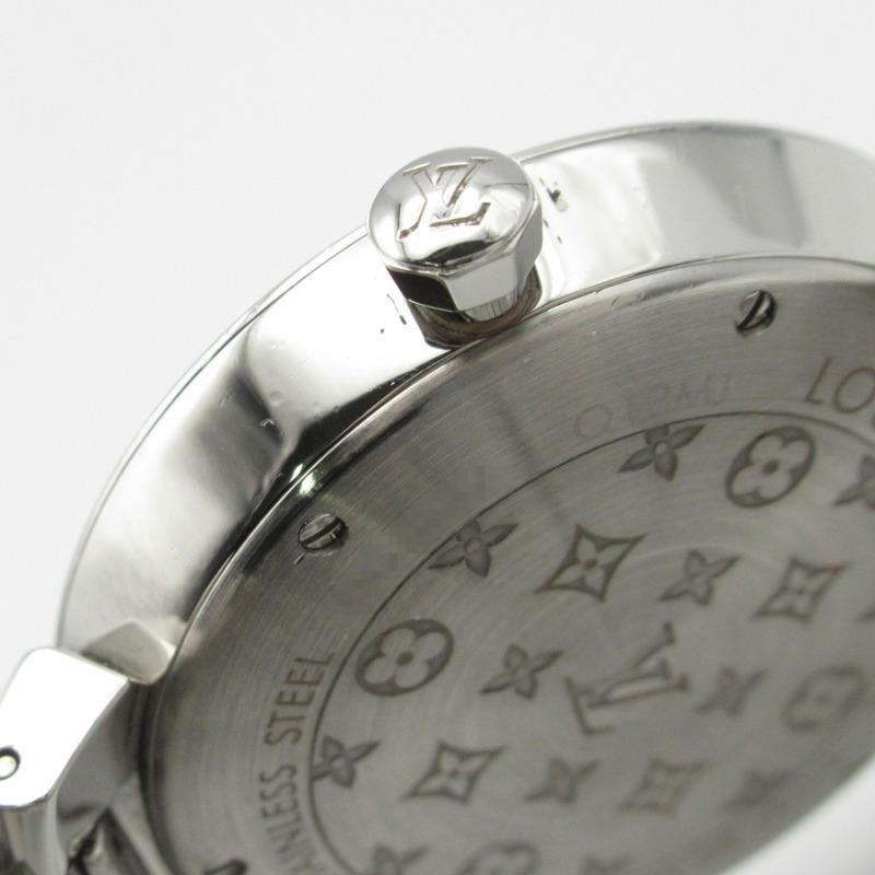 路易威登 Tambour Slim MM 女士腕錶，不銹鋼材質，銀色，型號 Q13MJ-14