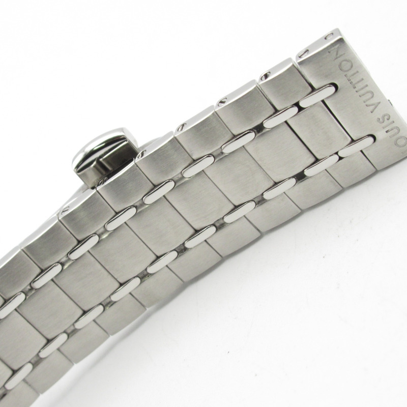 路易威登 Tambour Slim MM 女士腕錶，不銹鋼材質，銀色，型號 Q13MJ-15