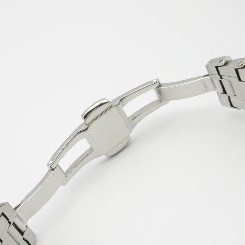 寶格麗 Lucea Date 11P 鑲鑽腕錶，不鏽鋼錶殼，白色錶殼，女款，LU33WSSD 11-14