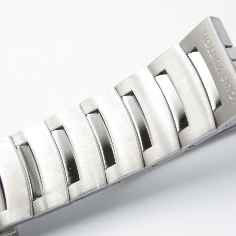 路易威登 Fifty Five 女士不鏽鋼腕錶，銀色，Q6J00-15