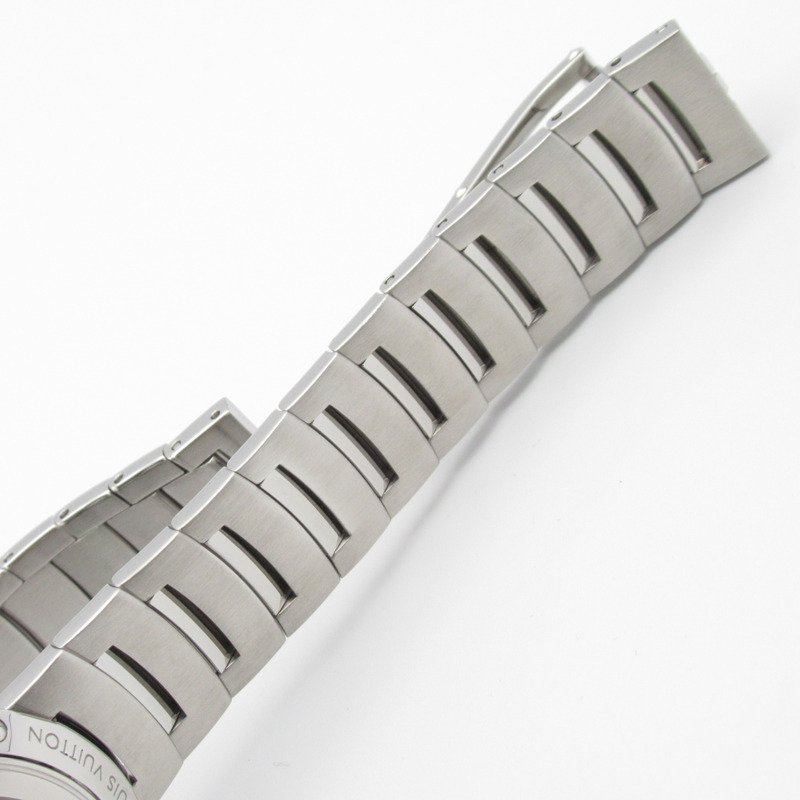 路易威登 Fifty Five 女士不鏽鋼腕錶，銀色，Q6J00-17