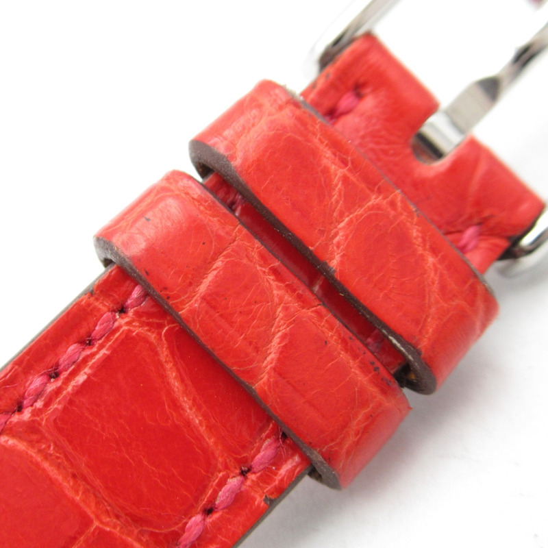 愛馬仕纖薄腕錶，不鏽鋼和皮革錶帶，銀色，CA2.230，女士款-22