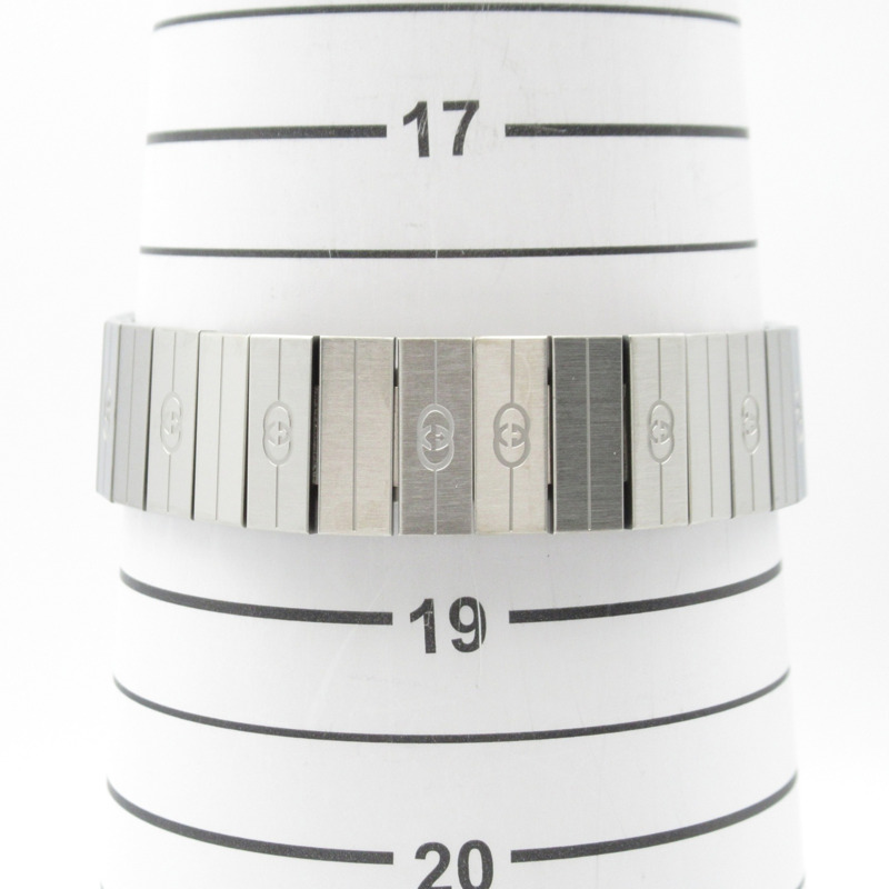 Gucci Grip腕錶，不鏽鋼材質，男童款，白色，尺寸157.4-7