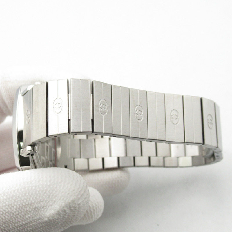 Gucci Grip腕錶，不鏽鋼材質，男童款，白色，尺寸157.4-8